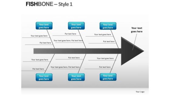 Fishbone Diagrams PowerPoint Slides