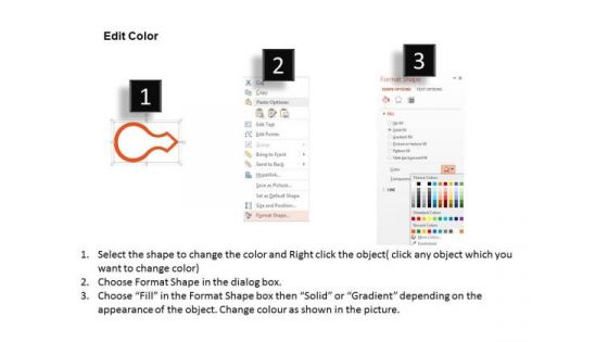 Five Option Display With Icons PowerPoint Templates