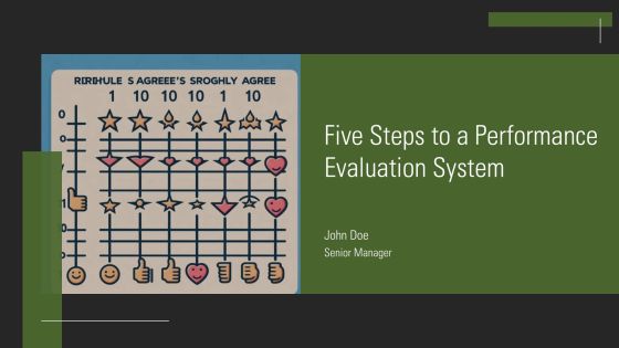 Five Steps To A Performance Evaluation System PPT Slides AT