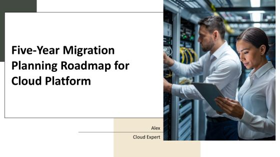 Five Year Migration Planning Roadmap For Cloud Platform PPT Summary AT