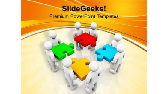 Fix All The Problems With Team Efforts PowerPoint Templates Ppt Backgrounds For Slides 0713