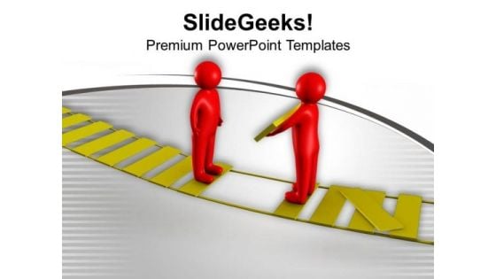 Fix Problem With Mutual Help PowerPoint Templates Ppt Backgrounds For Slides 0713