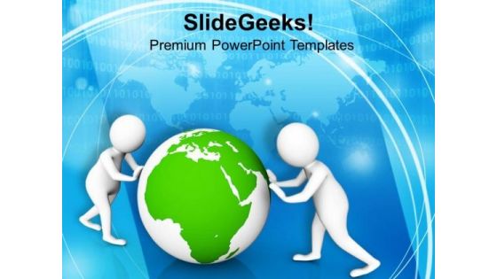 Fix The Global Issues With Team Efforts PowerPoint Templates Ppt Backgrounds For Slides 0713