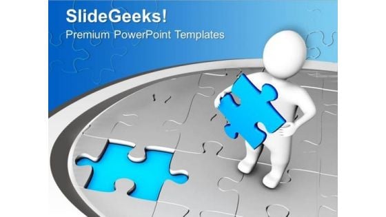 Fix The Problem With Right Solution PowerPoint Templates Ppt Backgrounds For Slides 0613