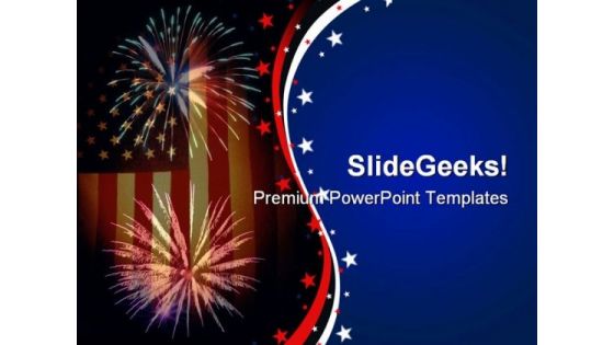 Flagworks Americana PowerPoint Templates And PowerPoint Backgrounds 0611