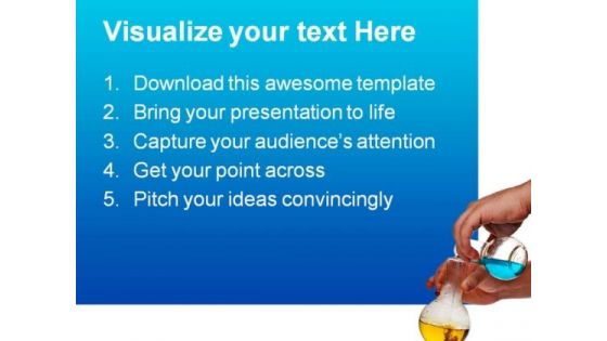 Flasks Science Medical PowerPoint Themes And PowerPoint Slides 0411