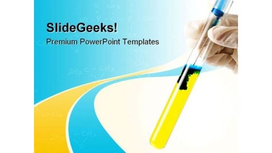 Flasks Science PowerPoint Templates And PowerPoint Backgrounds 0711