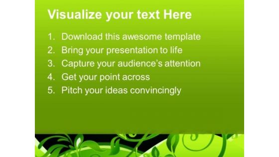 Floral Abstract Background PowerPoint Templates And PowerPoint Themes 0412