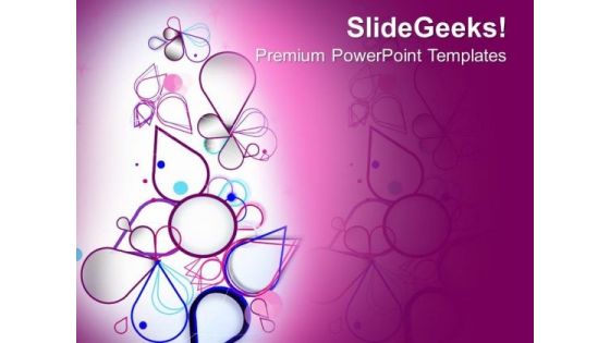 Floral Abstract Background PowerPoint Templates Ppt Backgrounds For Slides 0213