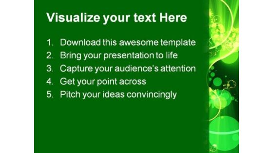 Floral Grunge Abstract PowerPoint Themes And PowerPoint Slides 0611