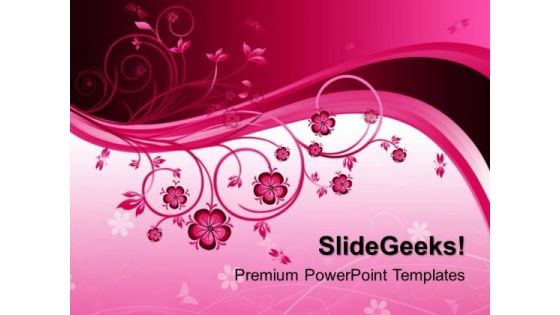 Floral Nature PowerPoint Templates And PowerPoint Themes 0412 Floral Nature PowerPoint Templates And PowerPoint Themes 0412