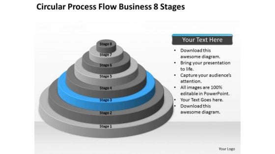 Flow Business 8 Stages Ppt What Is An Executive Summary Plan PowerPoint Slides