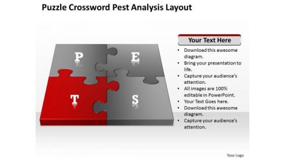 Flow Chart Business Pest Analysis Layout PowerPoint Templates Backgrounds For Slides