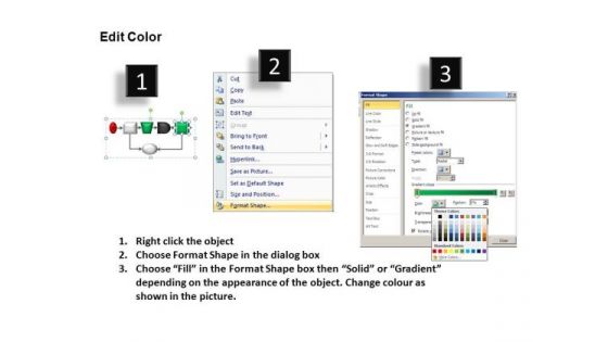 Flow Chart Process Loop PowerPoint Slides