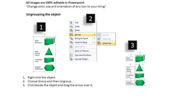 Flow Chart Process Symbols Stages PowerPoint Icons