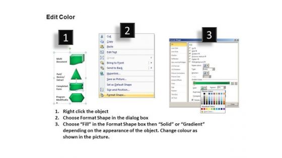 Flow Chart Process Symbols Stages PowerPoint Icons