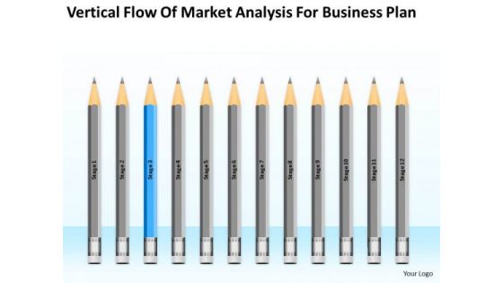 Flow Of Market Analysis For Business Plan Ppt Building PowerPoint Templates