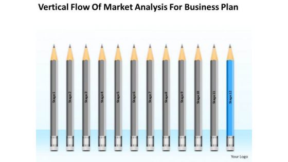 Flow Of Market Analysis For Business Plan Ppt Sample Format PowerPoint Slides