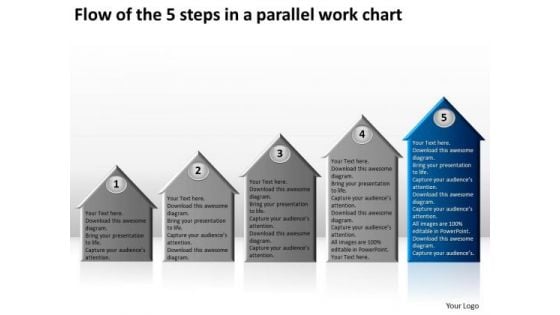 Flow Of The 5 Steps In A Parallel Work Chart Ppt Business Plans For Dummies PowerPoint Slides Flow Of The 5 Steps In A Parallel Work Chart Ppt Business Plans For Dummies PowerPoint Slides