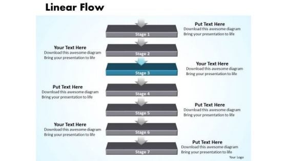 Flow PowerPoint Template Linear Flow 7 Stages Business Strategy Business Graphic Flow PowerPoint Template Linear Flow 7 Stages Business Strategy Business Graphic