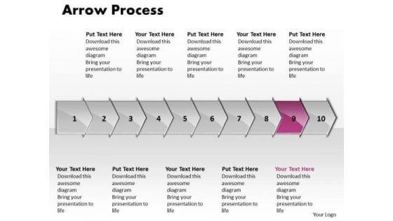 Flow Ppt Arrow Nursing Process PowerPoint Presentation 10 Stages Image