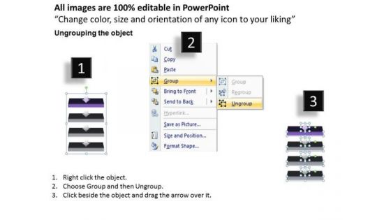 Flow Ppt Linear Flow 4 Power Point Stages Business Plan PowerPoint 2 Design