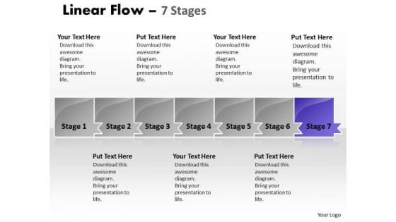 Flow Ppt Parellel Demonstration Of 7 Stages Operations Management PowerPoint 8 Image