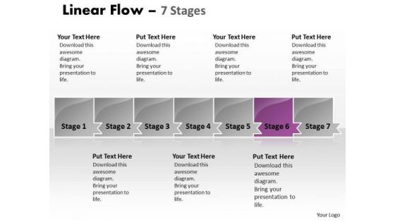 Flow Ppt Parellel Demonstration Of 7 Stages Operations Management PowerPoint Image