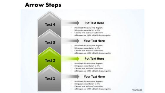 Flow Ppt Theme Arrow PowerPoint Slide Numbers 4 Stages Business Strategy 3 Design