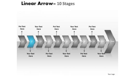 Flow Ppt Theme Homogenuous Description Of 10 Create PowerPoint Macro 3 Graphic