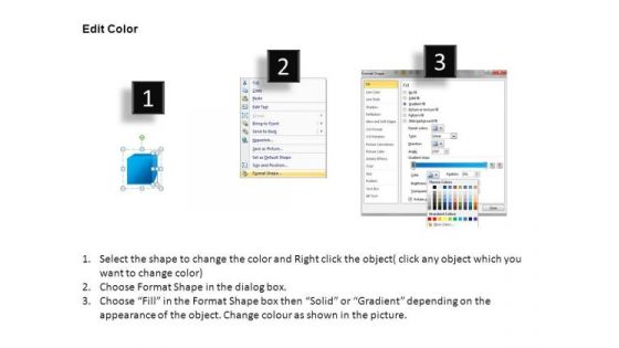 Flowchart 3d Cubes Process 3 PowerPoint Slides And Ppt Diagram Templates