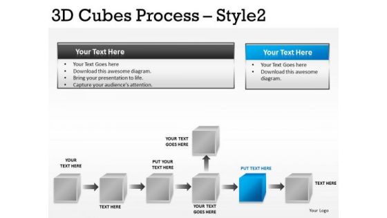 Flowchart Cubes PowerPoint Slides And Ppt Diagram Templates