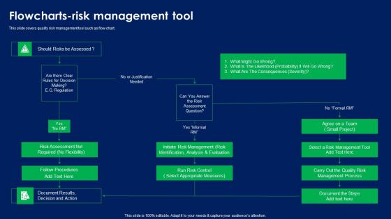 Flowchartsrisk Management Tool Quality Risk Assessment Demonstration PDF