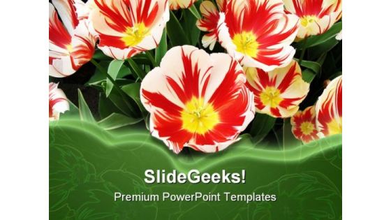 Flowers Beauty PowerPoint Template 1110