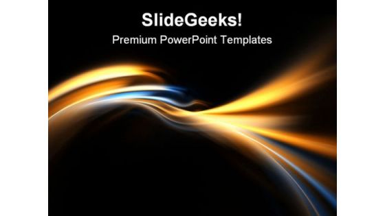 Flowing Swoosh Abstract PowerPoint Templates And PowerPoint Backgrounds 0511