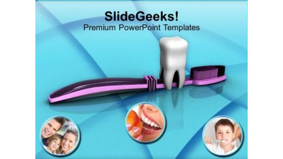 Focus On Dental Hygiene PowerPoint Templates Ppt Backgrounds For Slides 0413