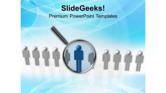 Focus On Leader Ability PowerPoint Templates Ppt Backgrounds For Slides 0713