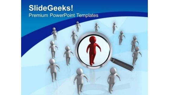 Focus On Team Leader Business Concept PowerPoint Templates Ppt Backgrounds For Slides 0513 Focus On Team Leader Business Concept PowerPoint Templates Ppt Backgrounds For Slides 0513