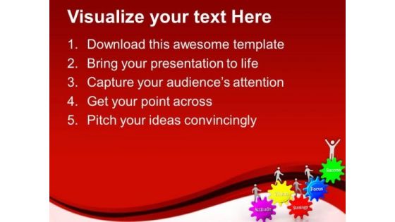 Focus On Vision To Get Success PowerPoint Templates Ppt Backgrounds For Slides 0713