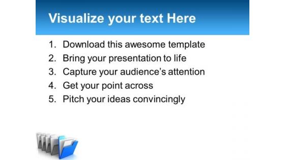 Folder Icon Computer PowerPoint Templates Ppt Backgrounds For Slides 1112