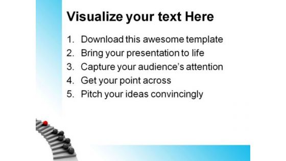 Follow Leader Business PowerPoint Themes And PowerPoint Slides 0511