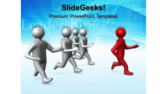 Follow Leader Leadership PowerPoint Templates And PowerPoint Themes 0512