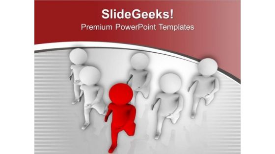 Follow The Leader For Getting Success PowerPoint Templates Ppt Backgrounds For Slides 0613 Follow The Leader For Getting Success PowerPoint Templates Ppt Backgrounds For Slides 0613