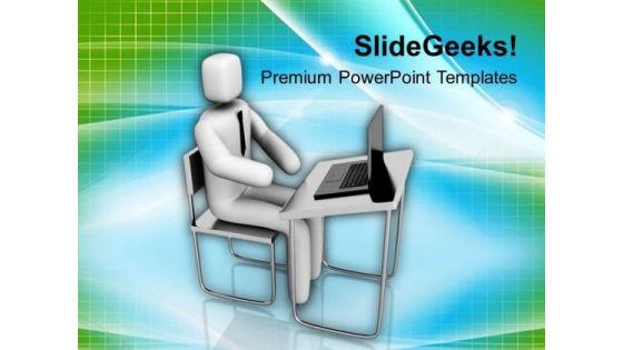 Follow The Technology For Better Business PowerPoint Templates Ppt Backgrounds For Slides 0613