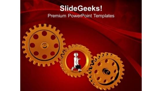 Follow The Track Of Business PowerPoint Templates Ppt Backgrounds For Slides 0613