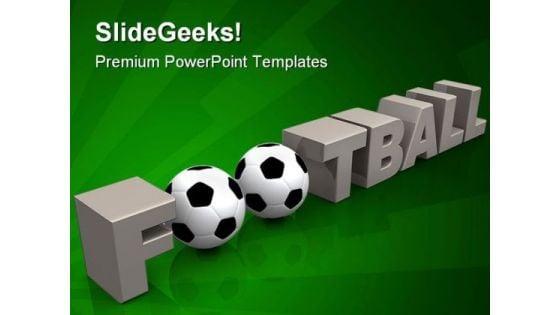 Football Sports PowerPoint Backgrounds And Templates 1210