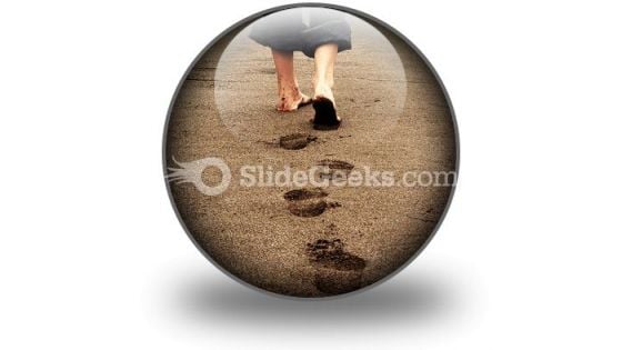 Footprints02 PowerPoint Icon C Footprints02 PowerPoint Icon C