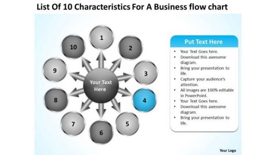 For A Free Business PowerPoint Templates Flow Chart Business Circular Process Slides