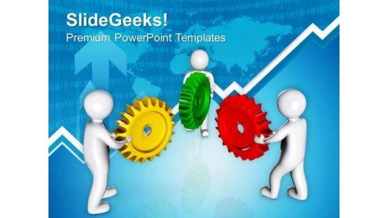 For Business Growth Find Right Gear PowerPoint Templates Ppt Backgrounds For Slides 0713