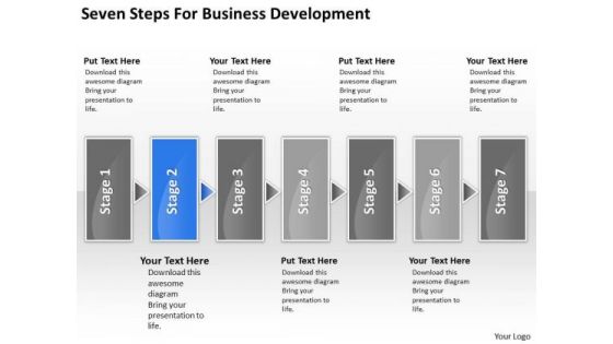 For Business PowerPoint Theme Development Coffee Shop Plan Templates